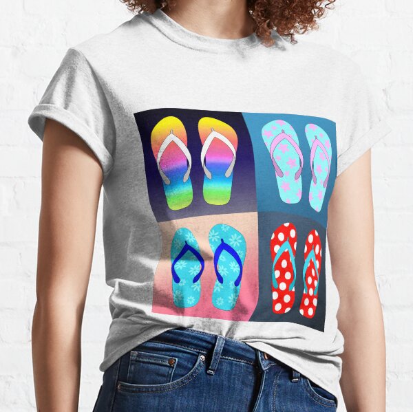 Flip Flop Pop Art Classic T-Shirt