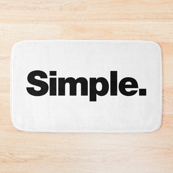 Item preview, Simple (black) designed and sold by dudethecreator.