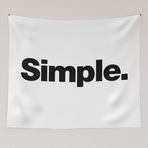 Item preview, Simple (black) designed and sold by dudethecreator.
