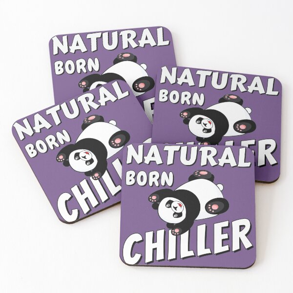 Item preview, Natural born chiller - Cute sliding panda designed and sold by Try-It.