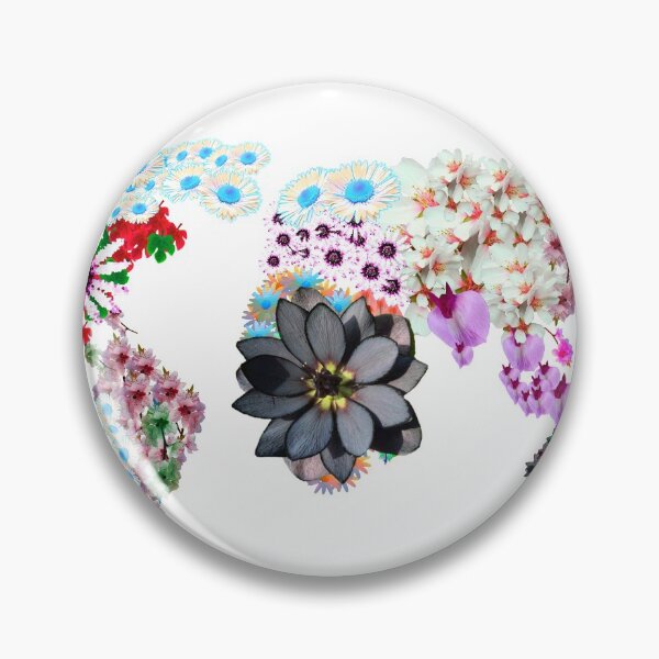 Item preview, Floral world map designed and sold by cizito.