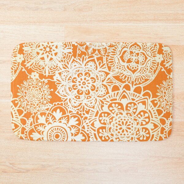 Item preview, Burnt Orange Mandala Pattern designed and sold by Julie Erin Designs.