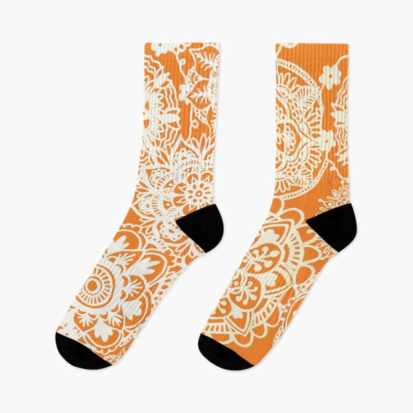 Item preview, Burnt Orange Mandala Pattern designed and sold by Julie Erin Designs.