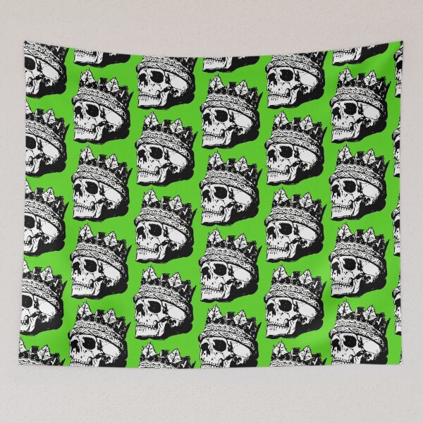 Item preview, Skull with a crown designed and sold by RetroRobbo.