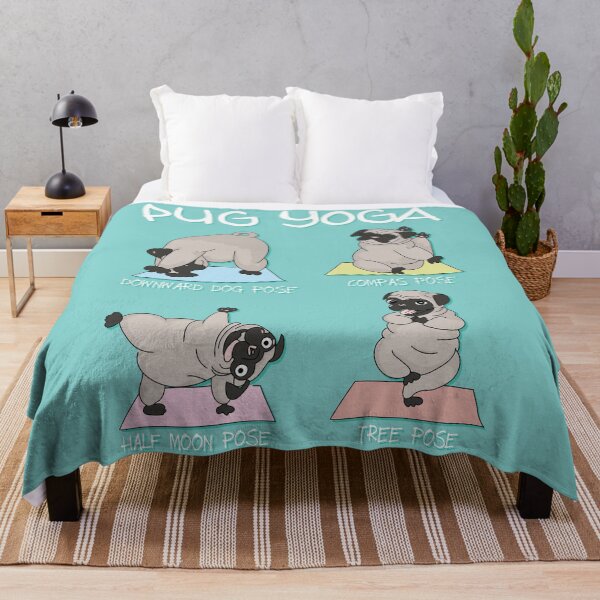 Item preview, Yoga Pug Dog Poses designed and sold by SportsT-Shirts.