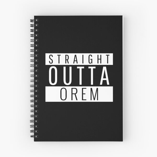 Item preview, Straight Outta Orem Utah designed and sold by Teelogic.