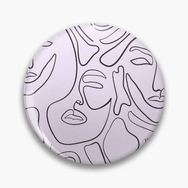 Item preview, Cubism Linear Abstract Faces Graphic designed and sold by Dr.YesOrNo.