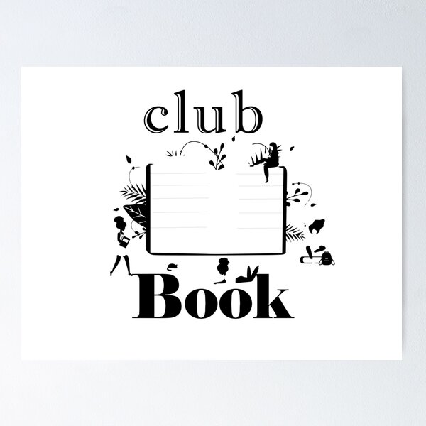 Item preview, book club style designed and sold by stickerssalma1.