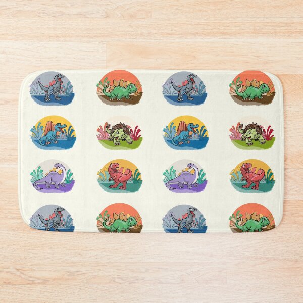 Aperçu de l'œuvre Différents types de dinosaures Dinos Stickerspack Tous les types de dinosaures Aloha Dinosaur créée et vendue par KLINESTORE.