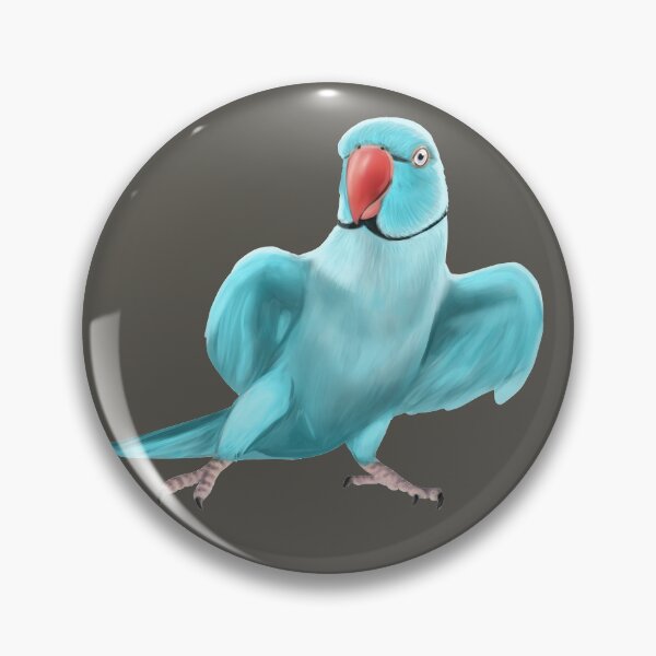 Item preview, Blue Indian Ringneck Parrot designed and sold by Mehu.