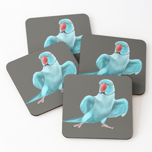 Item preview, Blue Indian Ringneck Parrot designed and sold by Mehu.