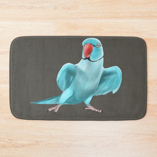Item preview, Blue Indian Ringneck Parrot designed and sold by Mehu.