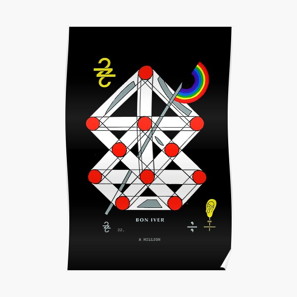 Bon Iver is an American indie folk band Poster