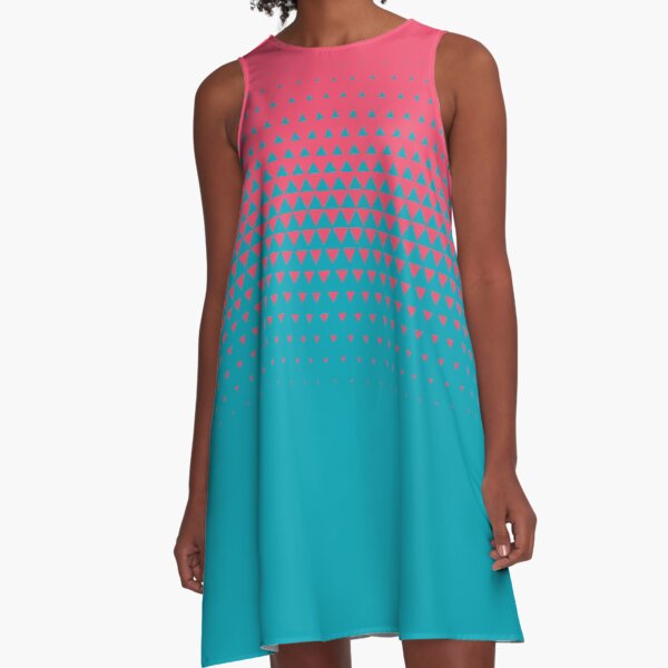 Triangle Fade 1 A-Line Dress