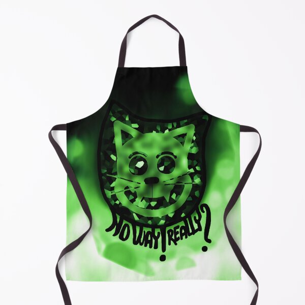 Item preview, No Way! Really? - Grinning Cat (Toxic Green) designed and sold by zazuzanta.