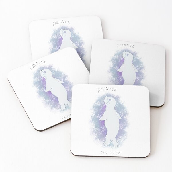 Item preview, "Forever Drained" Pastel Space Sea Lion designed and sold by HappyAnya.