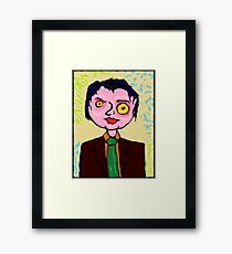 The Angry Business Man. Framed Print