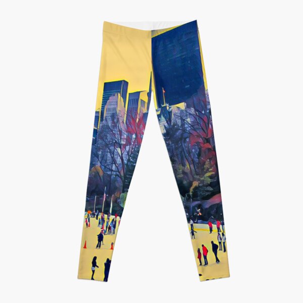 Hawaiian Print Yoga Leggings - Liberty Maniacs