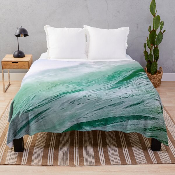 Item preview, Deep Sea Turquoise Ocean Water Foam Surfing Waves designed and sold by Ilana Khoshsima.