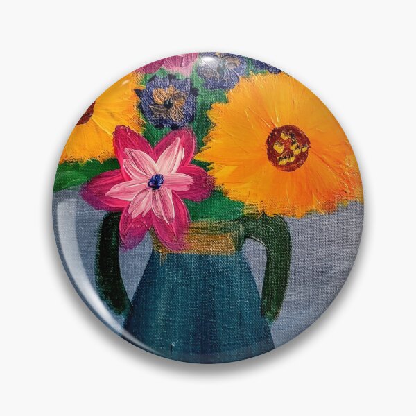 Item preview, Sunflowers in a vase designed and sold by kkartwork.