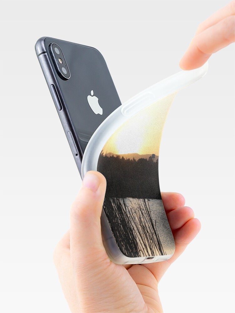 Alternate view of The Sunset Lake Collection iPhone Case