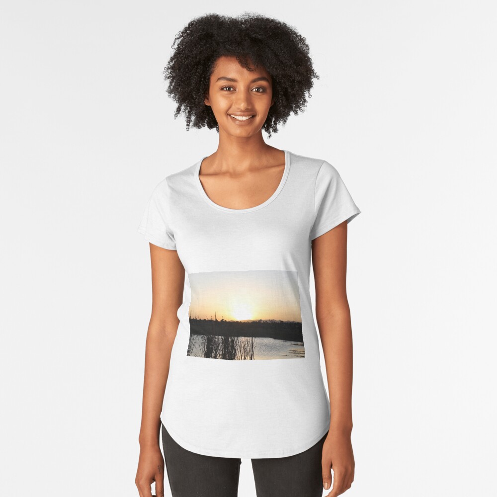 The Sunset Lake Collection Premium Scoop T-Shirt