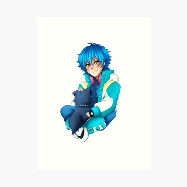 DRAMAtical Murder Aoba Seragaki and Ren DMMD chibi Art Print
