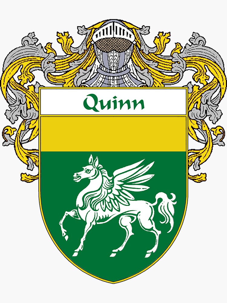 Quinn Coat of Arms / Quinn Family Crest | Sticker