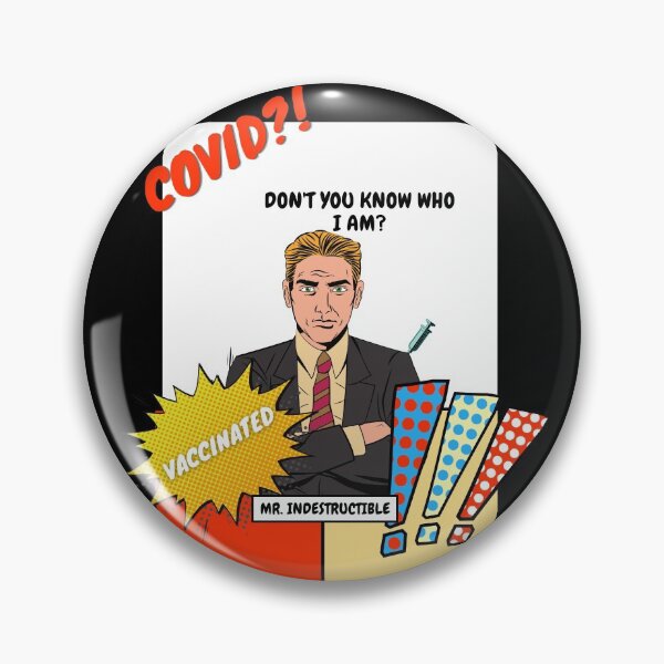 Item preview, Vaccinated Comic Mr Idestructable designed and sold by RetroOG.