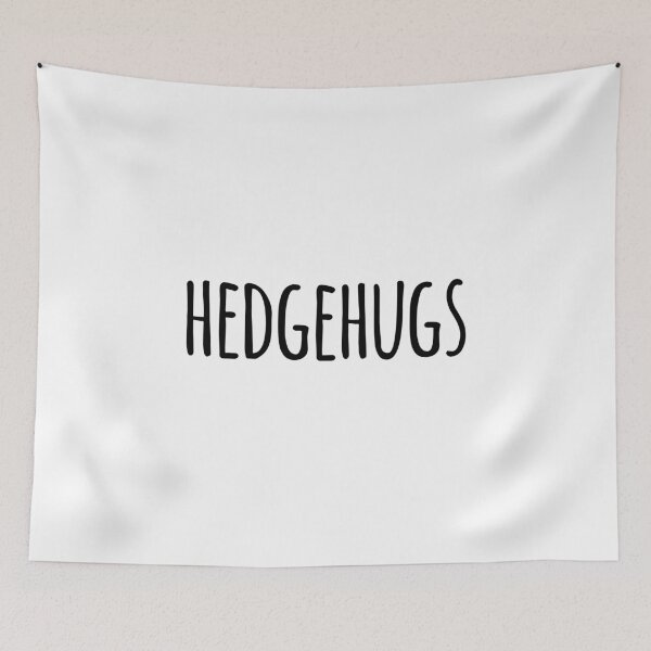 Item preview, Hedgehugs hedgehug cute simple text-based  designed and sold by emcazalet.