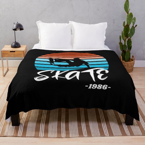 Item preview, Retro Skateboard Hand-Plant Sunset 1986 Vintage Style designed and sold by MBC-Designs.