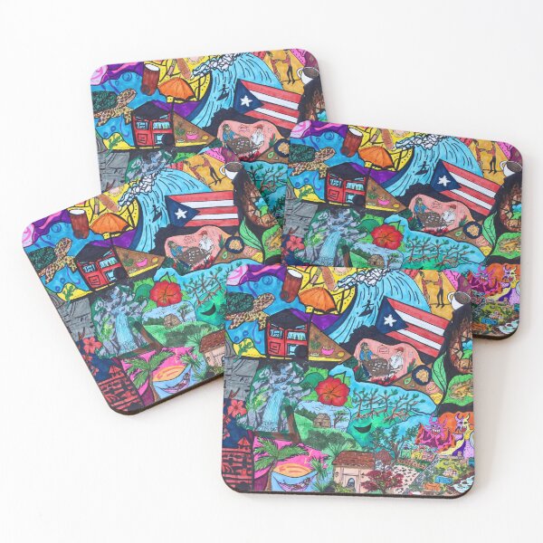 Item preview, Puerto Rico Collage designed and sold by Adriana Serrano.