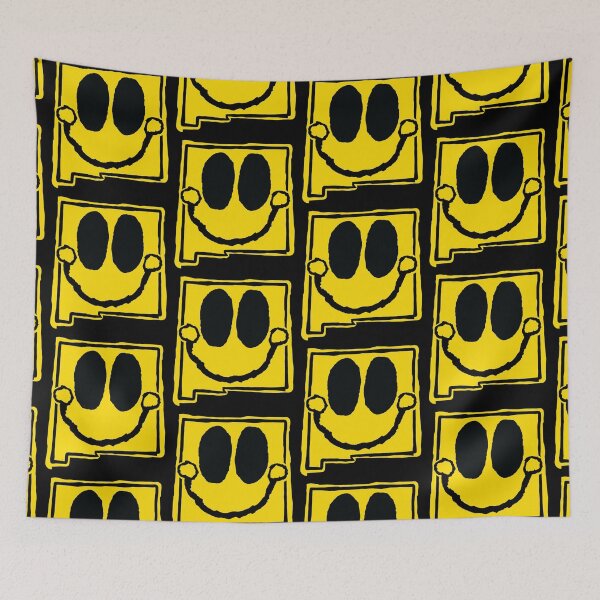 Item preview, New Mexico Happy Cartoon Map Face with smile designed and sold by pelagio.