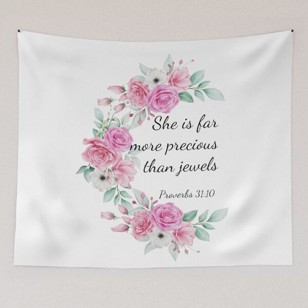 Item preview, She is far more precious than jewels designed and sold by della95.