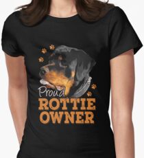 Rottweiler - Proud Rottie Owner Women's Fitted T-Shirt