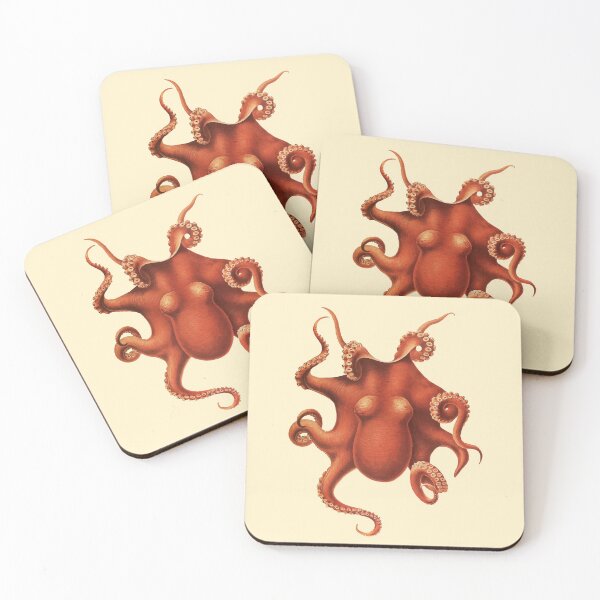 Item preview, Vintage octopus Illustration designed and sold by monsterplanet.