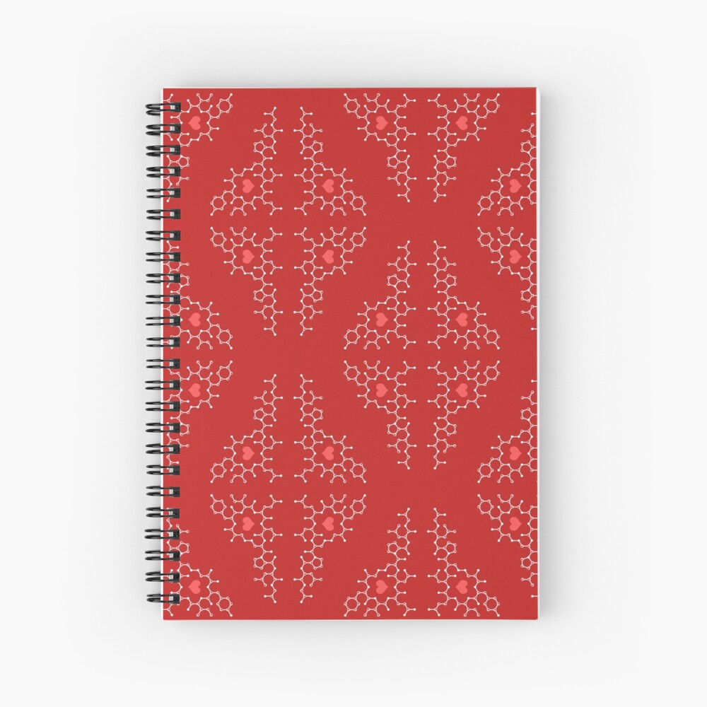 Oxytocin Pattern B Spiral Notebook