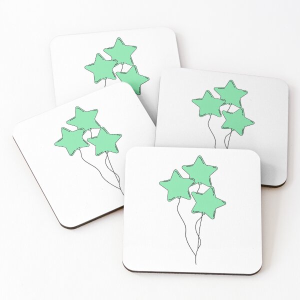 Item preview, Green Star Balloons designed and sold by fabibar.
