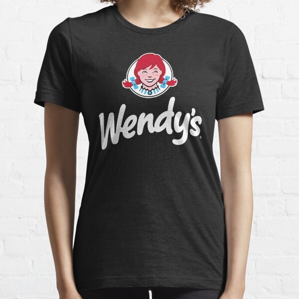 Wendy's Restaurant Style 1 (Black-white) Essential T-Shirt