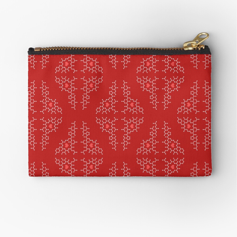 Oxytocin Pattern B Zipper Pouch
