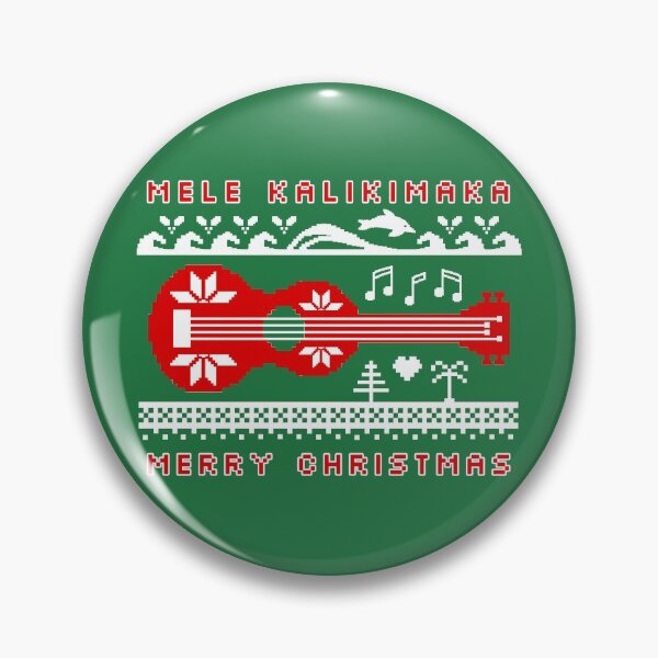Item preview, Mele Kalikimaka Red Ugly Christmas Sweater designed and sold by Christina Wert.