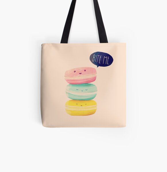 Bite Me All Over Print Tote Bag