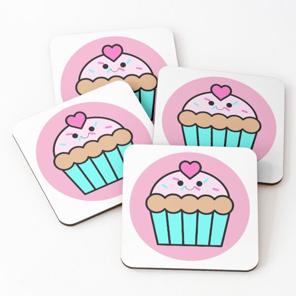 Item preview, Kawaii Pink Cupcake designed and sold by ReyelsArt.