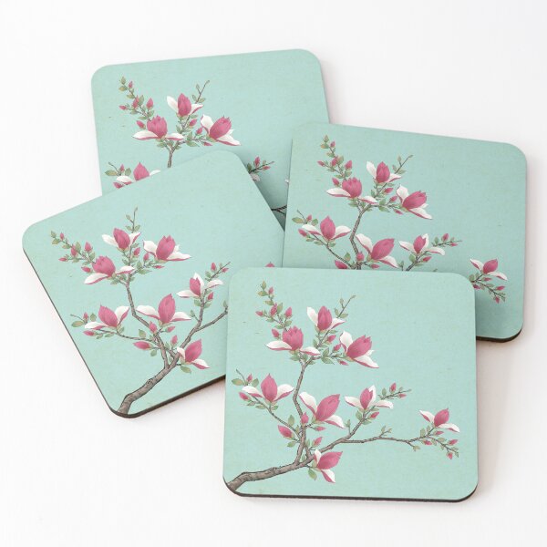 Item preview, Magnolia G: Minhwa-Korean traditional/folk art designed and sold by minsillust.