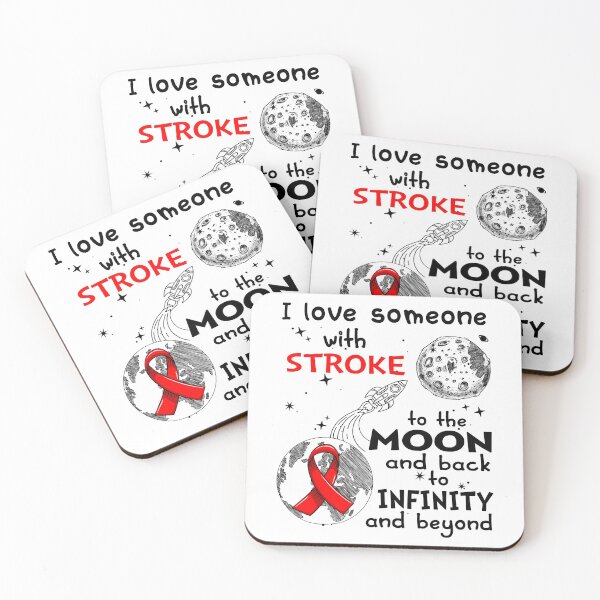 Item preview, I Love Someone With Stroke To The Moon And Back designed and sold by heppenp.