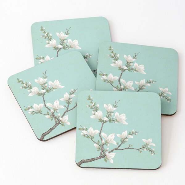 Item preview, Magnolia H: Minhwa-Korean traditional/folk art designed and sold by minsillust.