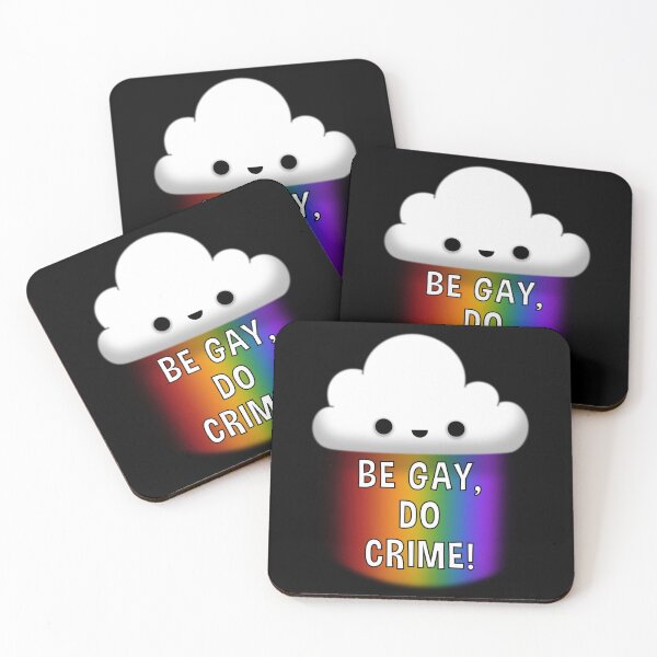 Item preview, Be gay, do crime! designed and sold by JacketDoodles.
