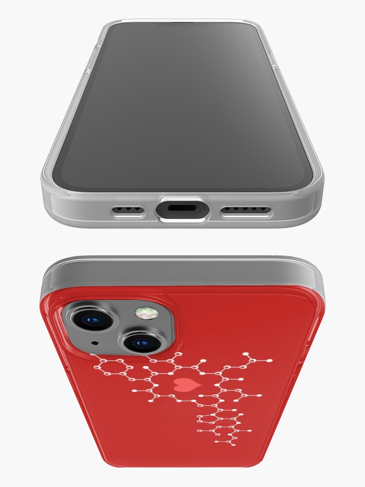 Alternate view of Oxytocin Red iPhone Case