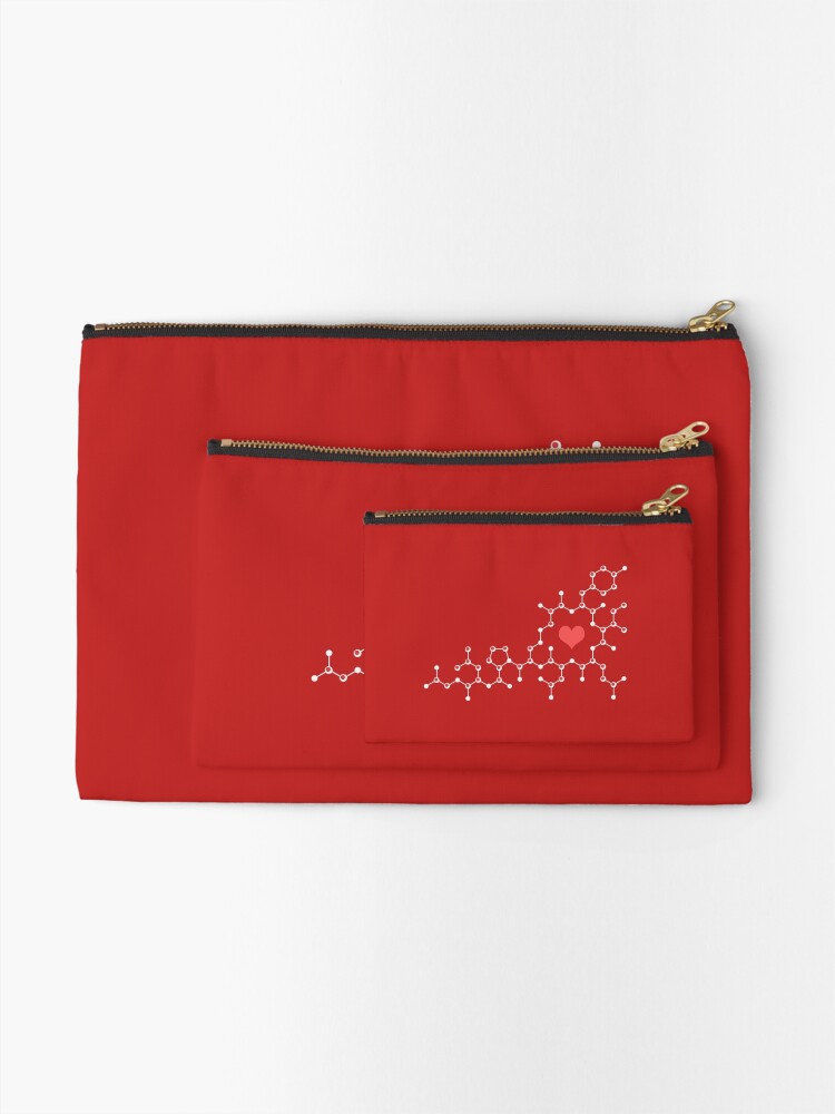 Alternate view of Oxytocin Red Zipper Pouch