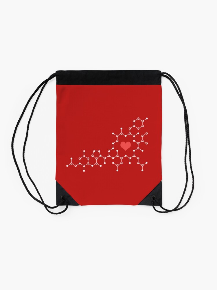 Alternate view of Oxytocin Red Drawstring Bag